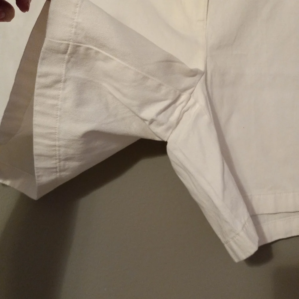 J. Crew 16 Preppy Cotton White 7" Shorts New! - Picture 4 of 9
